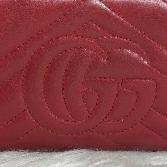 💯Authentic Gucci Marmont Zipped Long Wallet🍀 - Picture 4 of 16